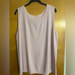 Elegant Mauve/Pink Sleeveless Top